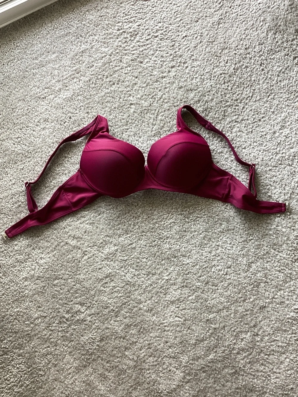 Women's Magenta Push-Up Bikini Top - see all photos - XXL